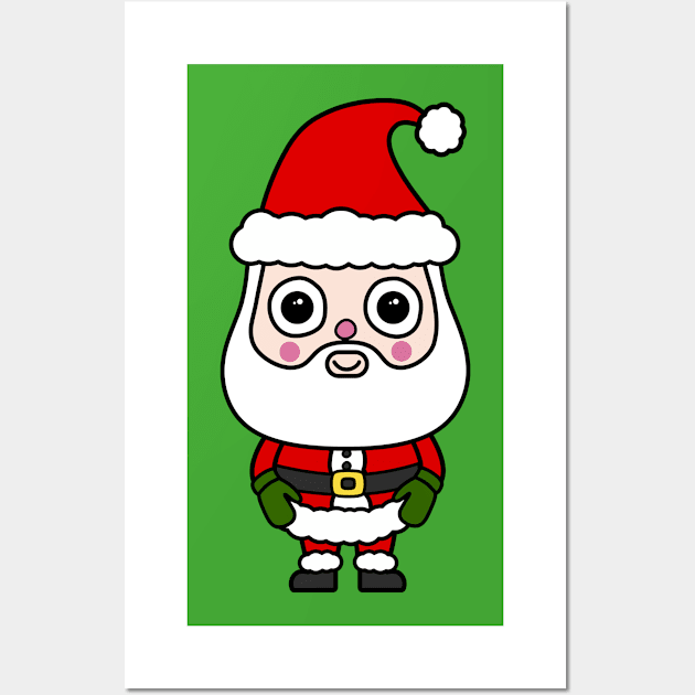 Santa! Wall Art by bluevolcanoshop@gmail.com